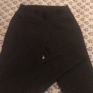 Black leggings size small high rise